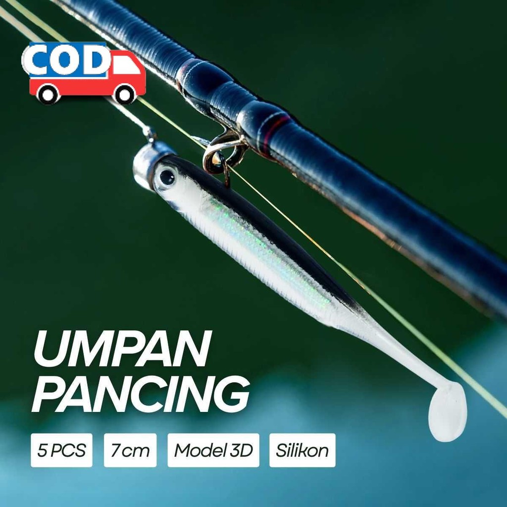 Softlure Umpan Casting Ikan Gabus Set Umpan Tiruan Soft Lure Rainbow 1 Pack Bait Mainan Ikan Kesting