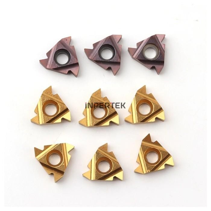 (Expert) 16 IR AG 60 Insert Bubut 16IR AG 55 Pahat Bubut Ulir Drat Luar