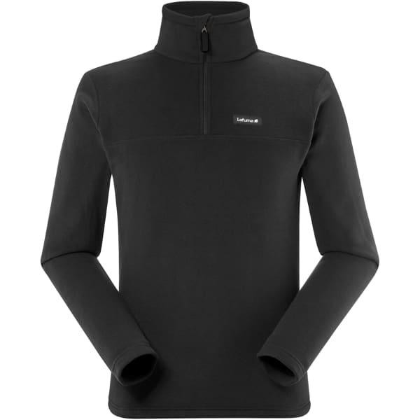 TERBARU LAFUMA MICRO FLEECE HALF ZIP MEN'S BLACK JAKET HIKING TREKKING WINTER ORIGINAL BISA GOSEND