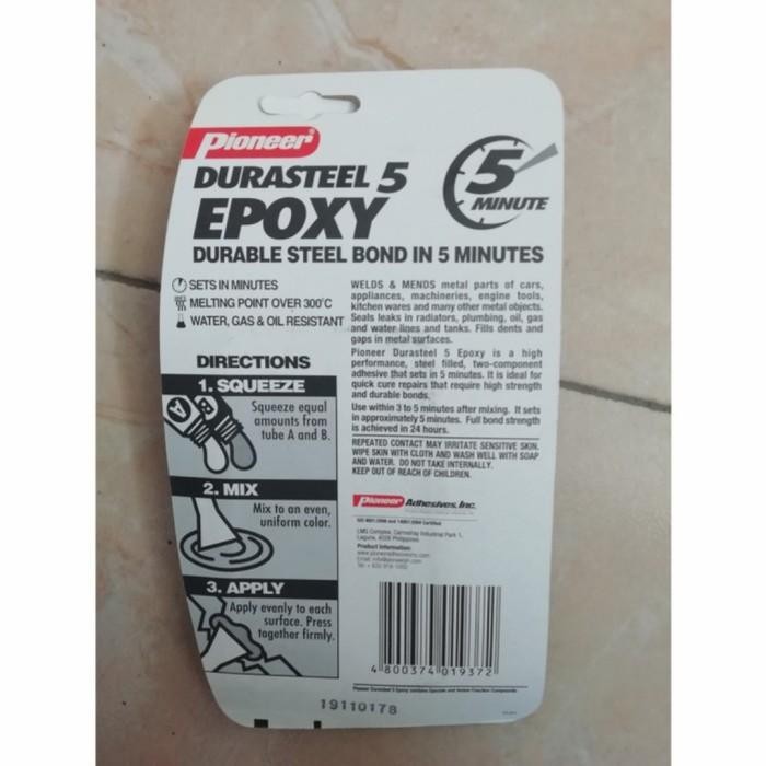 Expert lem durasteel pioneer epoxy 35gr lem knalpot lem radiator lem porting