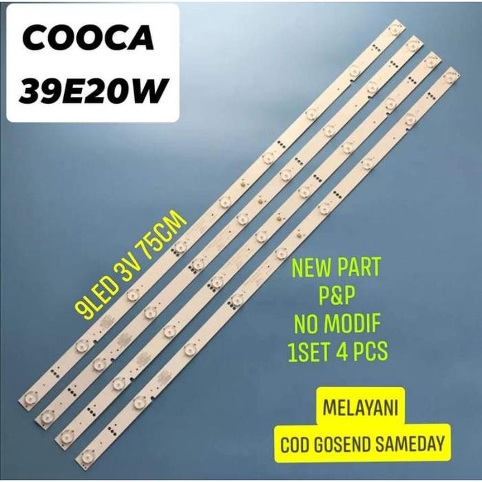 (Expert) Lampu led bl backlight tv coocaa coccaa 39 39e20w 9led 9k 3v