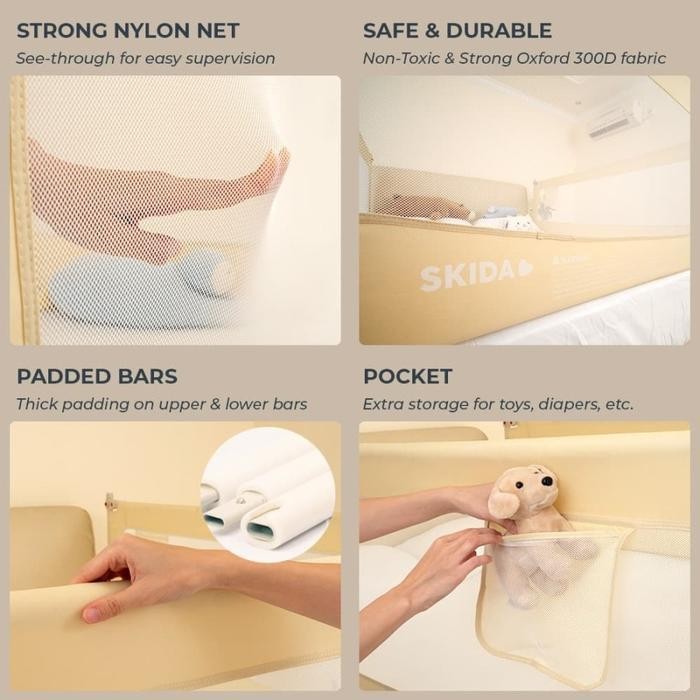 Skida Bed Rail Tempat Tidur Bayi