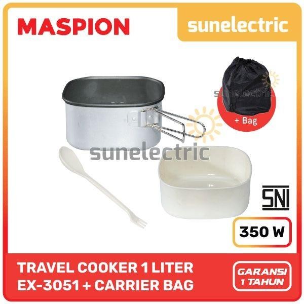 [Expret] Electric Travel Multi Cooker + Travel Bag Maspion EX-3051