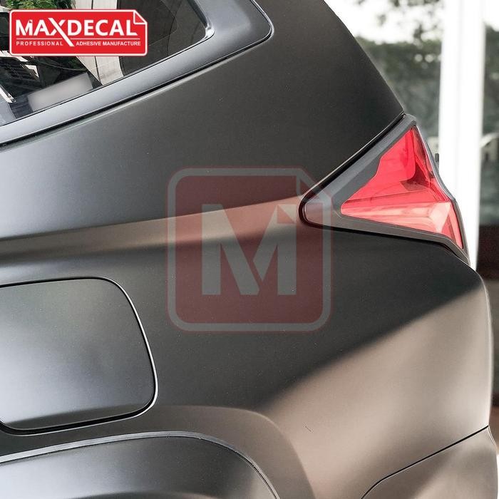 MAXDECAL 9600 SMT15 SATIN MATT BLACK SEMI DOFF EVOLUTION WRAP FILM STICKER VINYL PREMIUM PET LINER
