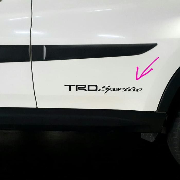 STIKER BODY TRD SPORTIVO ALL NEW RUSH 2018 2019