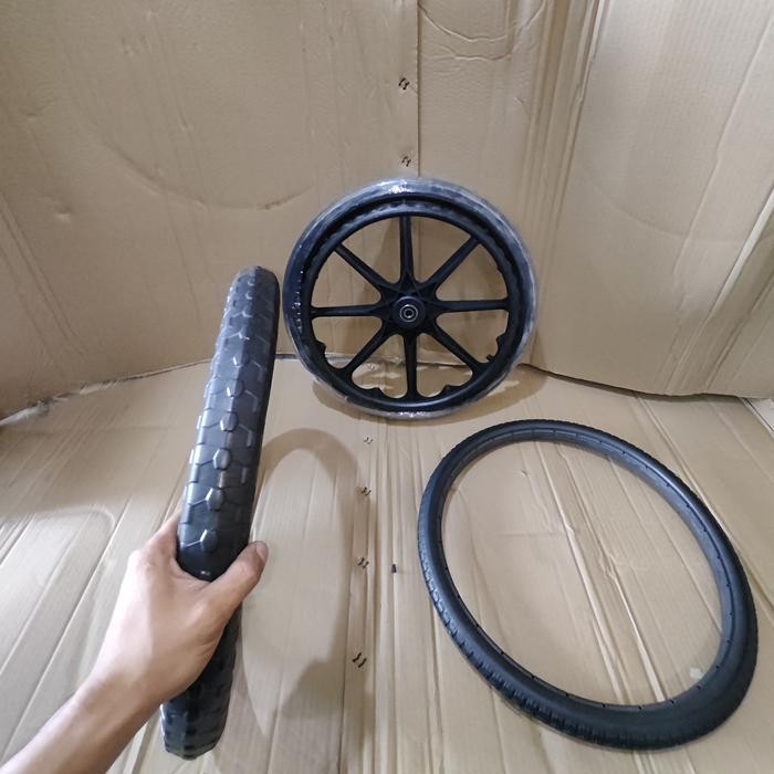 BAN MATI VELQ RESING UKURAN 42 CM BAN MATI KURSI RODA UKURAN 20