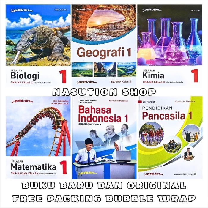 

Ready- Buku Kelas 1 / X 10 Sma Penerbit Yudhistira Kurikulum Merdeka Ori