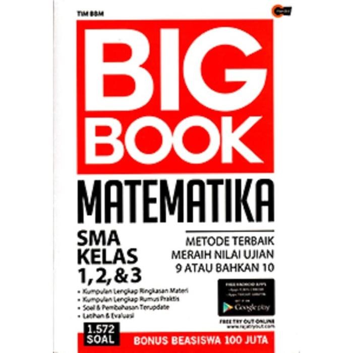 

Ready- Big Book Sma Kelas 1, 2, & 3 Matematika,Kimia,Fisika,Biologi