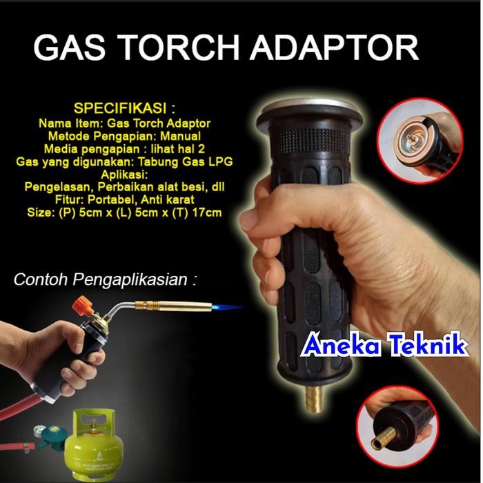 GAS TORCH ADAPTOR / ADAPTOR KEPALA GAS PEMANTIK