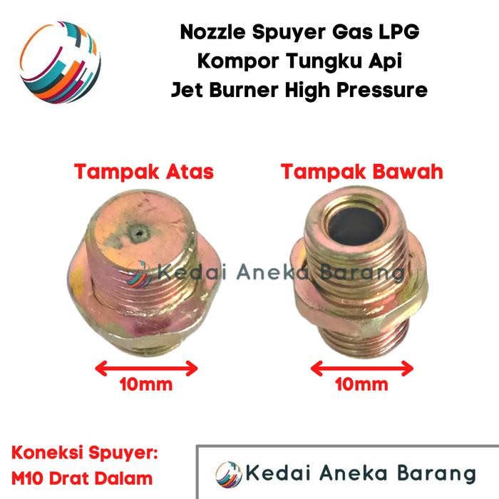 Spuyer Kompor Burner Tungku Api High Pressure Jamur Roket Dome Gas Lpg