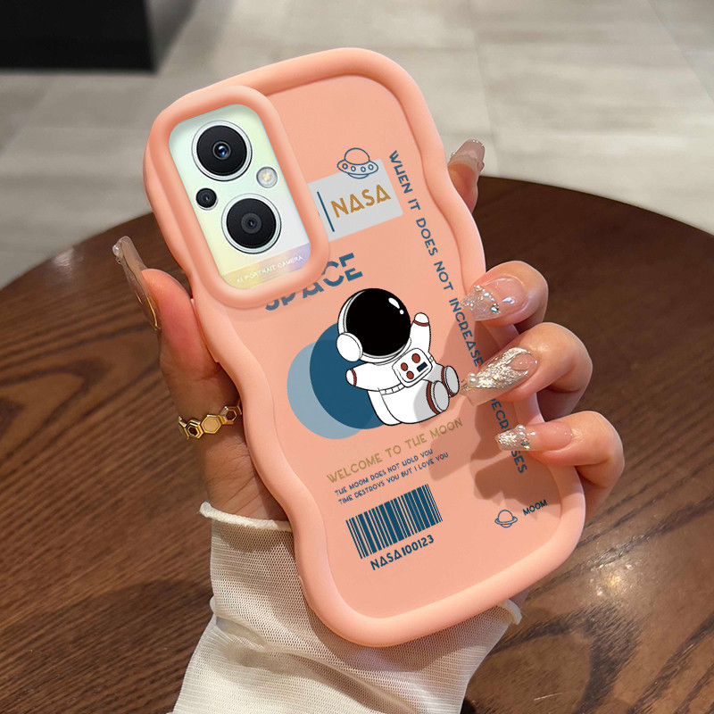 Casing Untuk OPPO Reno 7Z 5G Reno 8Z 5G Reno 7 lite 5G Reno 8 Lite 5G Case Softcase Kesing Astronot 