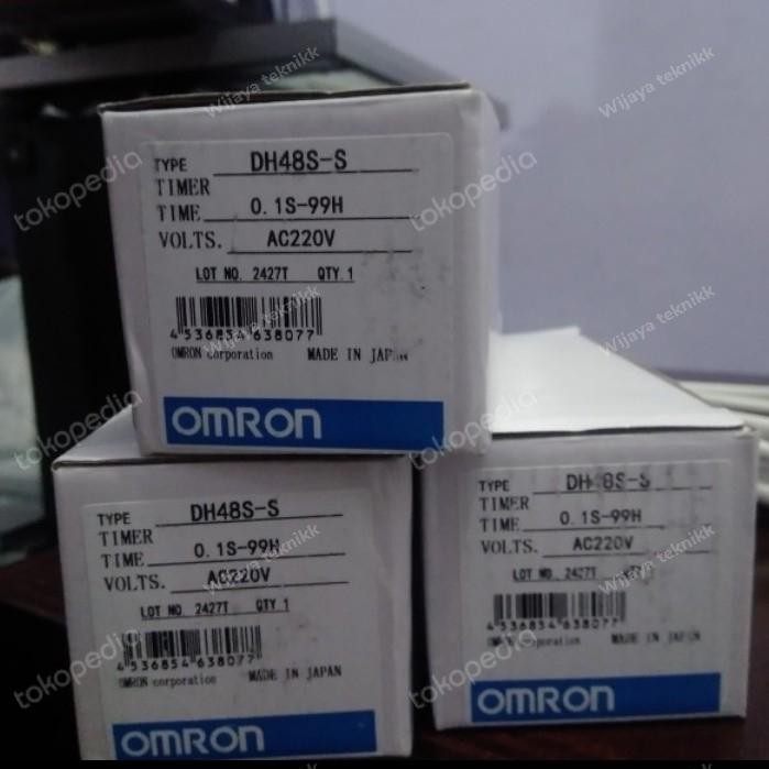 OMRON DH48S-S RELAY TWIN COUNTER DIGITAL PRECISION DIGITAL COUNTER DH