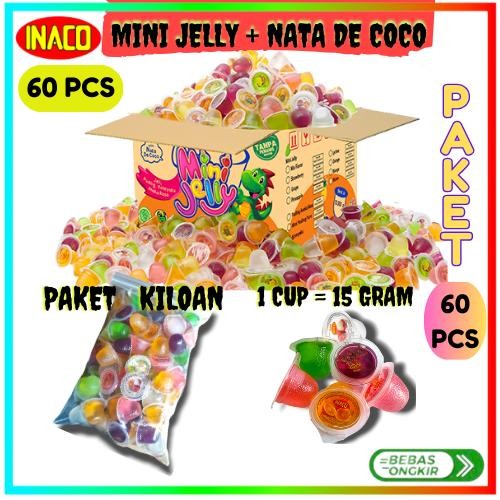 

New INACO KILOAN PAKET (ISI 60 PCS) AGER CURAH KILOAN PAKET 60 PCS PACK KANTONG PLASTIK Rendah gula