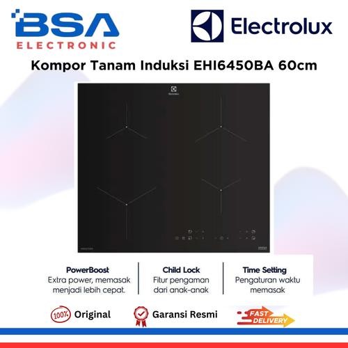 ELECTROLUX EHI6450BA Kompor Induksi 4 Tungku Kompor Tanam Listrik 60cm