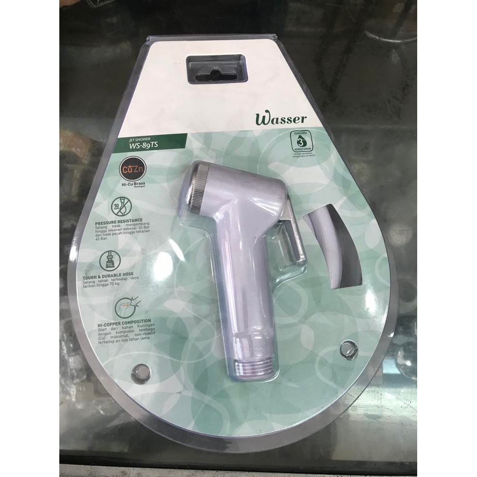 WS-89TS WASSER Desner Toilet Shower/Jet shower/ Washer set WHITE