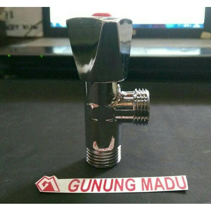 STOP KRAM WC CABANG ONDA 1/2" / KERAN T SHOWER KLOSET JET SHOWER