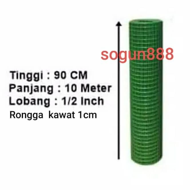 [Expert] Kawat Pvc 1/2 inch. Kawat loket hijau anti karat. Kawat kandang.