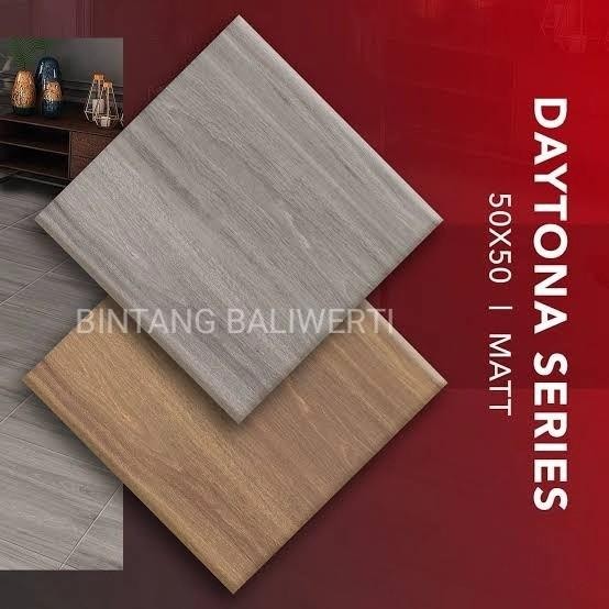 [Expert] Keramik inum Daytona 50x50 / Keramik Motif Kayu Matt