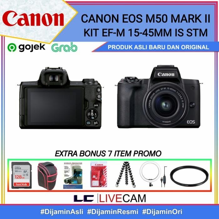 [Expert] CANON EOS M50 MARK II KIT 15-45MM IS STM / KAMERA CANON M50 MARK II