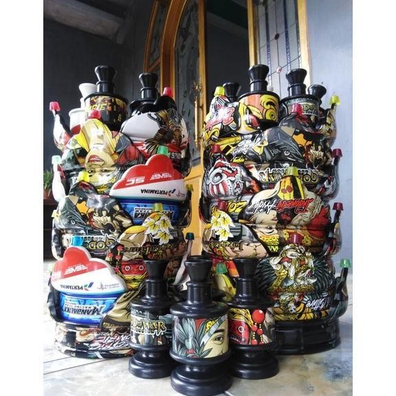 tebok decal pleci murah, warna tebok di sesuaikan motif