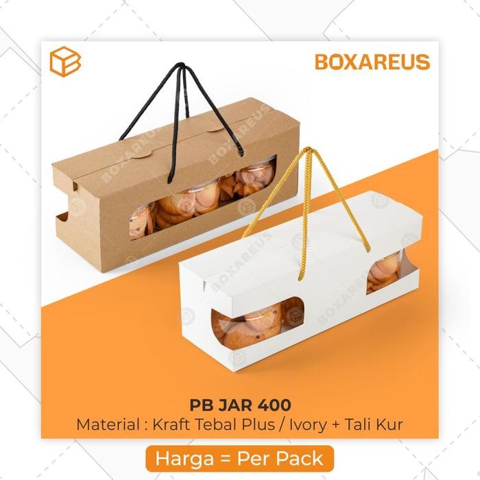Box Toples Tabung Hampers Jar Silinder Kemasan Dus PB JAR 400