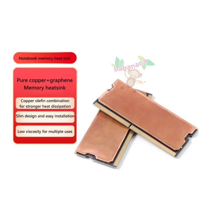 HEATSINK RAM SODIMM LAPTOP COOLER MEMORY DDR1 DDR2 DDR3 DDR4 DDR5