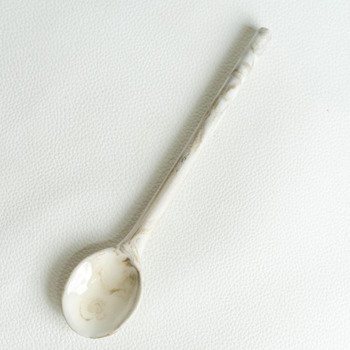 Nuanza Spoon Marble / Sendok Keramik Marble