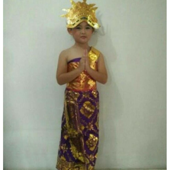 BAJU ADAT BALI MAHKOTA & RAMBUT // BAJU BALI TK & SD // BAJU ADAT ANAK