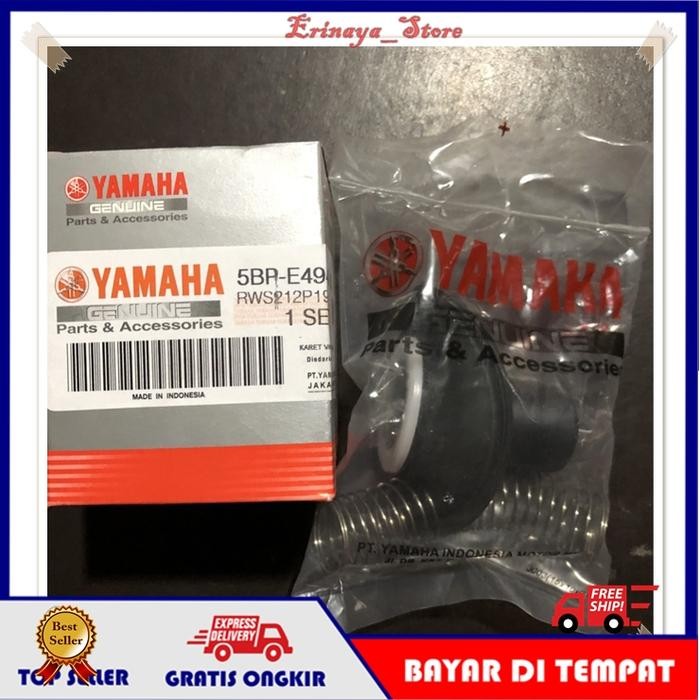 ORIGINAL Karet Vakum Vacum Jarum Skep Karburator Motor Scorpio 5BP Ori