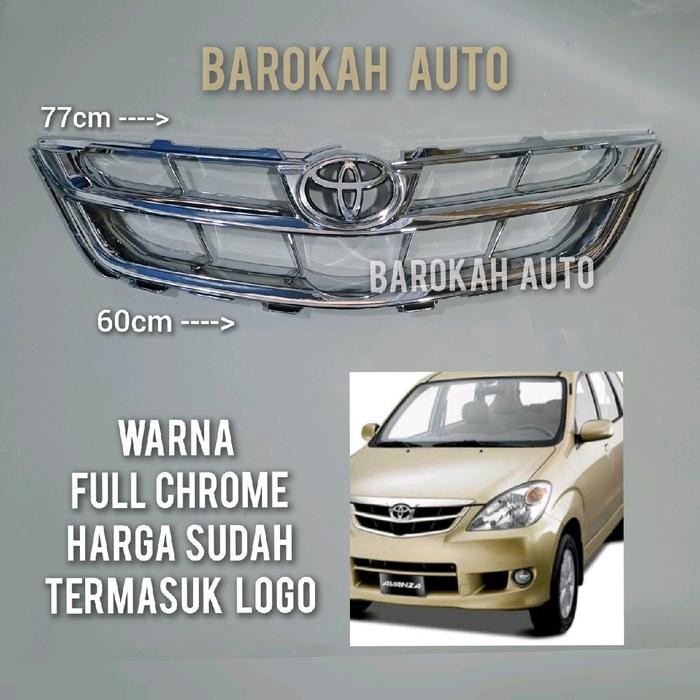 Grill Avanza Vvti / Rambang Avanza 2008 Sampai 2011 Type G Dan E Full Chrome