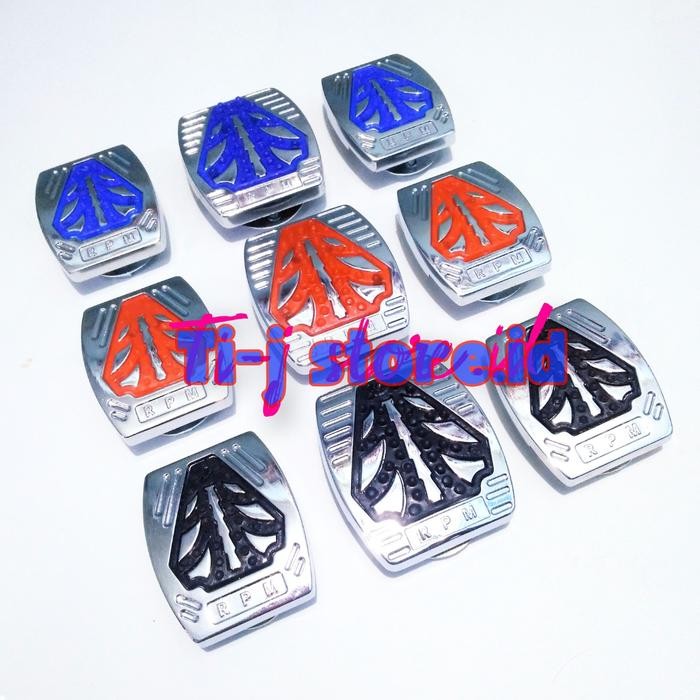 1 Set Cover Pijakan Pedal Gigi Dan Rem Besi Anti Slip Universal Untuk Semua Jenis Motor *