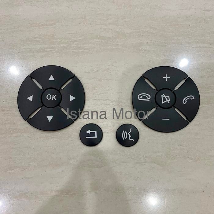 Sticker sticker setir Mercedes w204 w212 silver plat