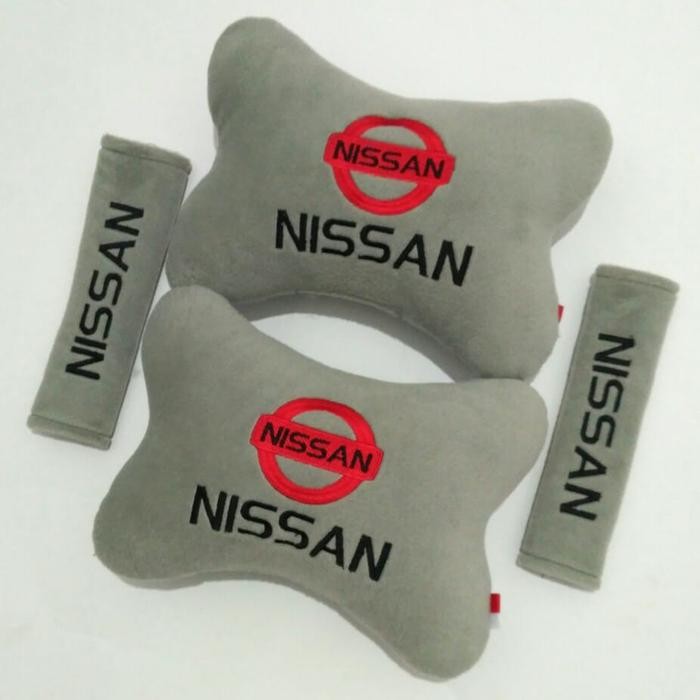 Bantal Leher Mobil Nissan Livina Sandaran kepala Jok Mobil