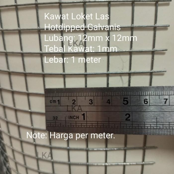 Expert Kawat Loket Las Galvanis Lubang 12mm x kawat 1mm