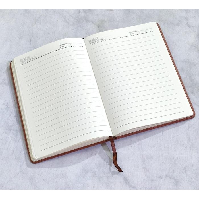 

Paperline Buku Agenda Kulit Import A5 Logo Bank Bca / Note Book Custom 1 Sisi