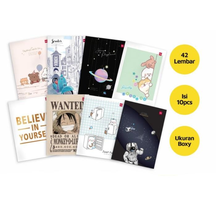 

Planner Deli Bk Tulis Boxy 42 Lembar Isi 10 Buku