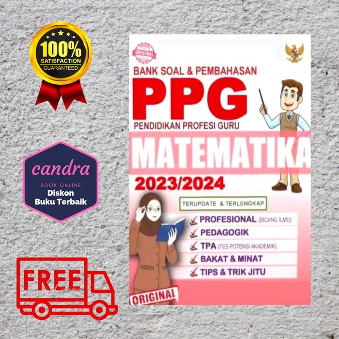

Ready Buku Bank Soal dan Pembahasan PPG Matematika 2023 - 2024