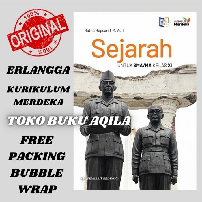 

Ready Buku Sejarah Kelas 2 / 11 Xl SMA Erlangga Kurikulum Merdeka Kurmer ORI