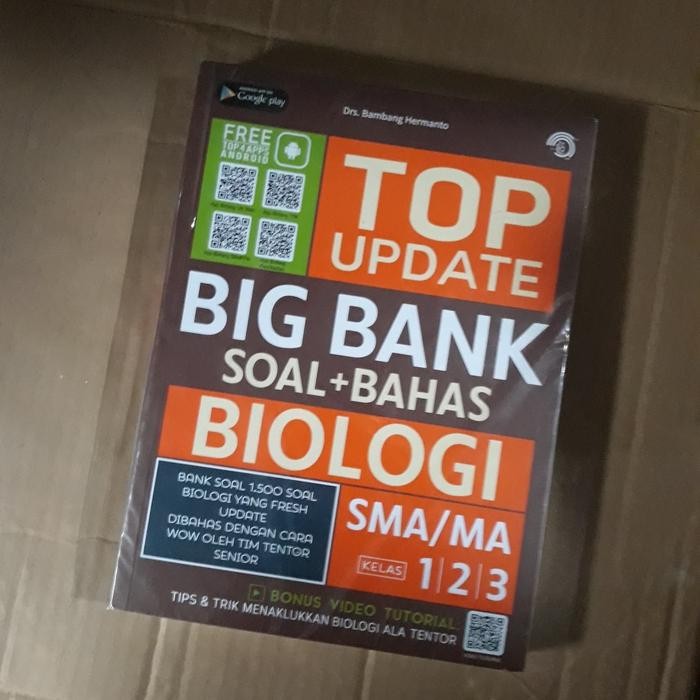 

Ready Buku Top Update Big Bank Soal + bahas Biologi SMA/MA 1 2 3