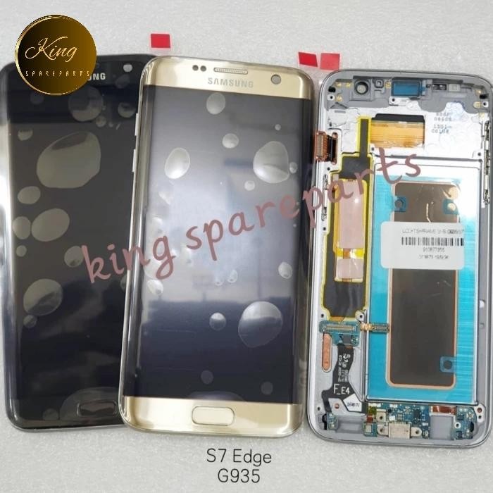 LCD TOUCHSCREEN SAMSUNG GALAXY S7 EDGE G935 G935F OLED PLUS FRAME