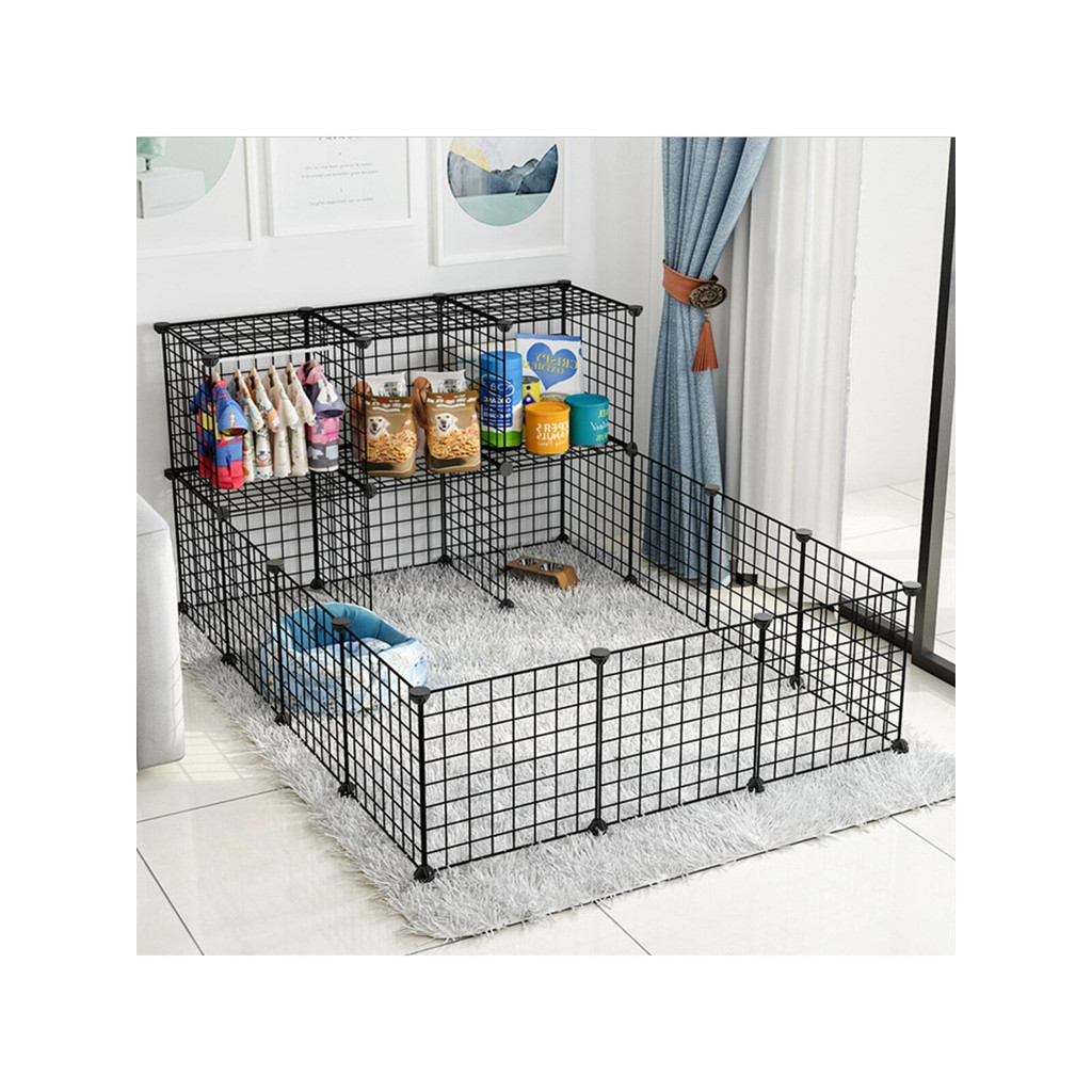 Pet fence DIY iron mesh can be freely combined cat cage dog cage hamster cage rabbit cage