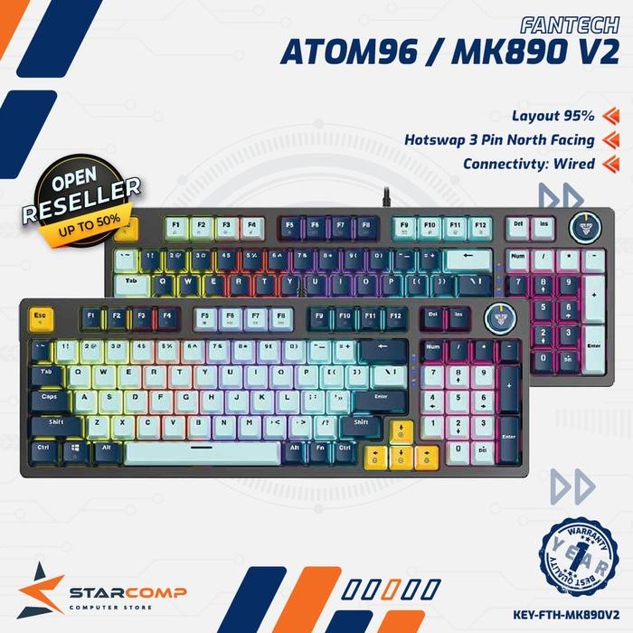 [Expert] Fantech ATOM96 MK890 RGB Keyboard Gaming Mechanical