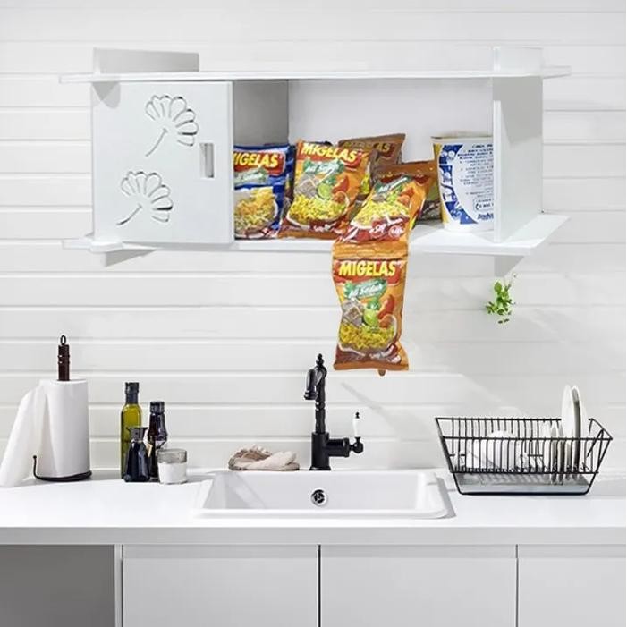 

Rak Dinding Kotak Putih Minimalis Hiasan Gantung Buku Melang Ku