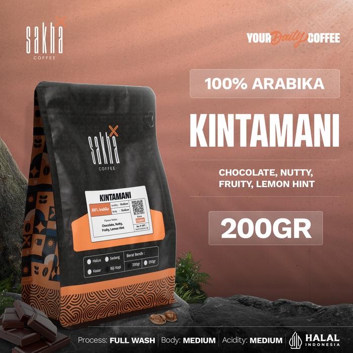 

BIJI KOPI BUBUK ARABIKA BALI KINTAMANI ARABICA COFFEE ROAST BEANS 200G