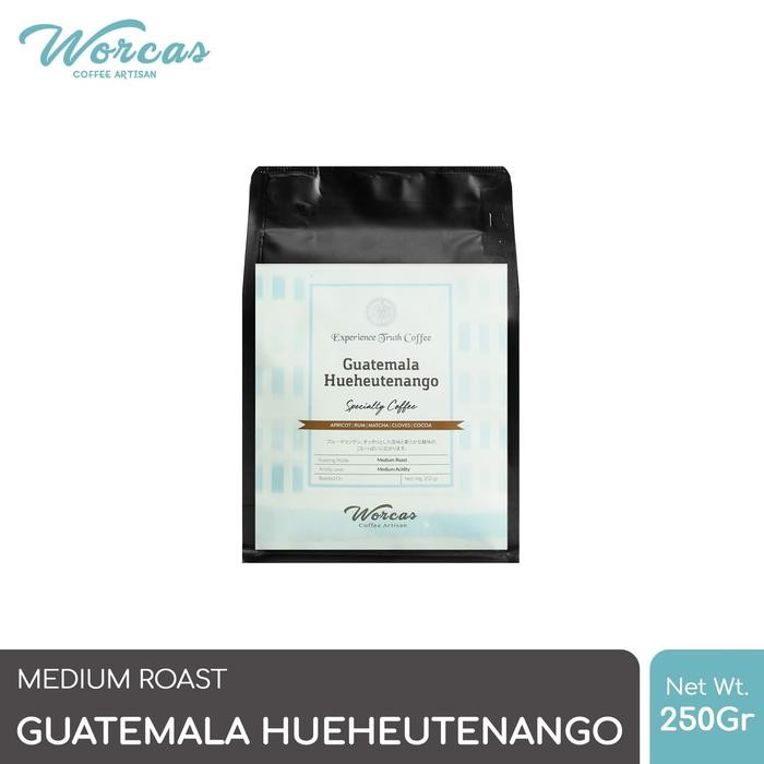 

WORCAS ARABICA GUATEMALA HUEHEUTENANGO 250 GRAM - MEDIUM ROAST