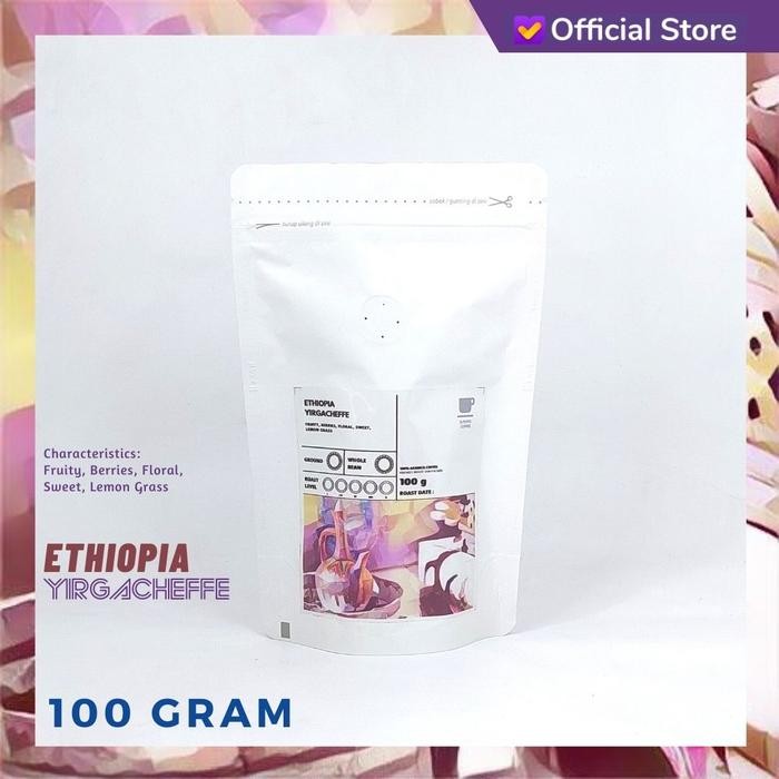 

KOPI ARABIKA ETHIOPIA YIRGACHEFFE 100 GRAM SUTOYO COFFEE