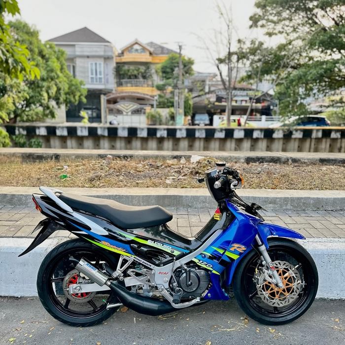 Terlaris Jok Satria Hiu Model Roadrace Kulit Mbtech Careera