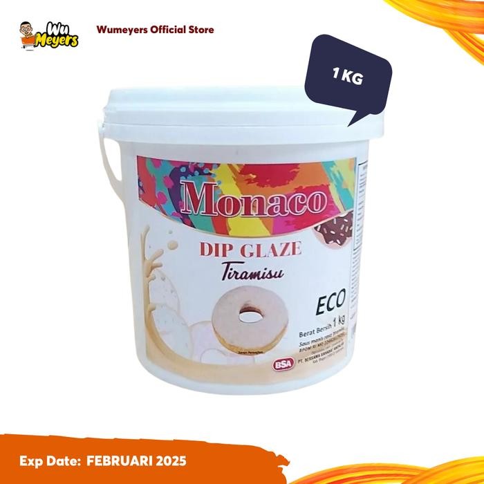 

FREShBgt- Monaco Dip Glaze Tiramisu Selai Topping Monaco 1kg
