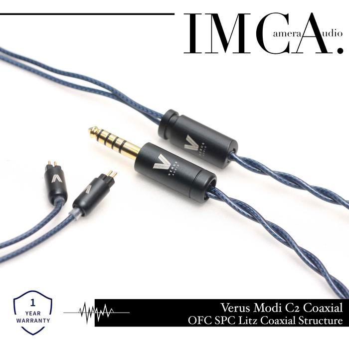Verus Modi C2 Coaxial Iem Cable Ofc Spc Silver Plated Copper Litz Coaxial Structure Kabel Iem
