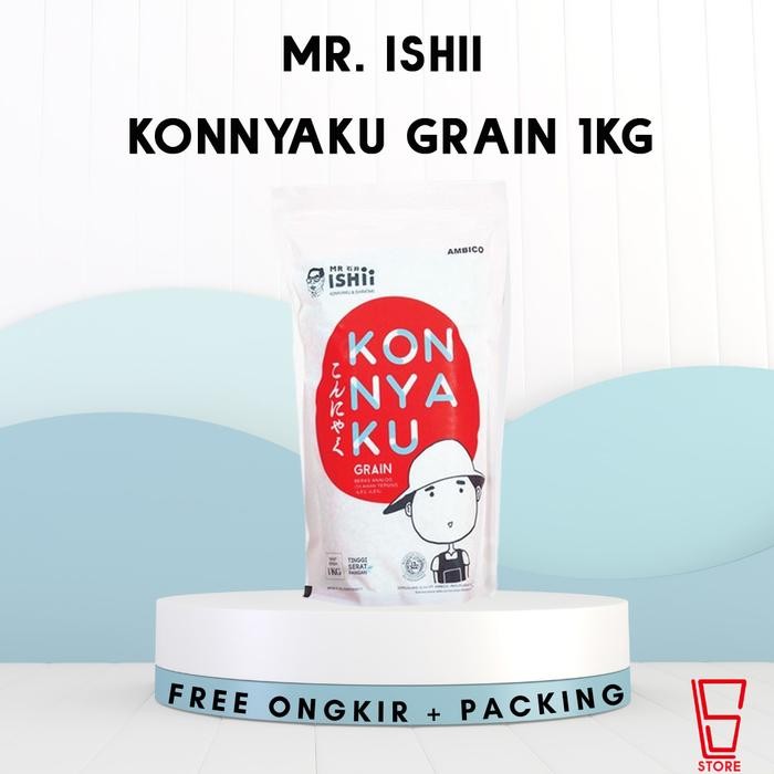 

FREShBgt- MR ISHII SHIRATAKI RICE 1kg / KONNYAKU GRAIN / SHIRATAKI RICE